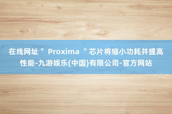 在线网址＂ Proxima ＂芯片将缩小功耗并提高性能-九游娱乐(中国)有限公司-官方网站