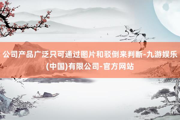 公司产品广泛只可通过图片和驳倒来判断-九游娱乐(中国)有限公司-官方网站