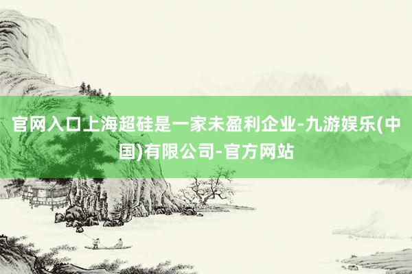 官网入口上海超硅是一家未盈利企业-九游娱乐(中国)有限公司-官方网站